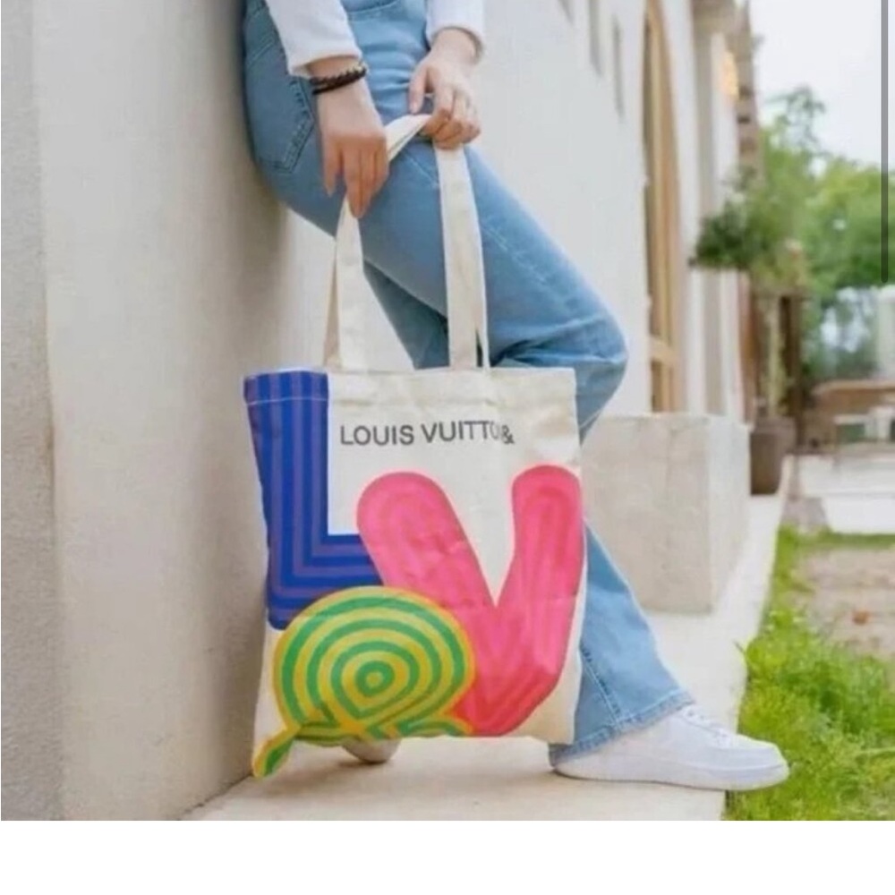 LOUIS VUITTON Double Side Canvas Tote 2021-2022 Shenzhen China Exhibition NIP